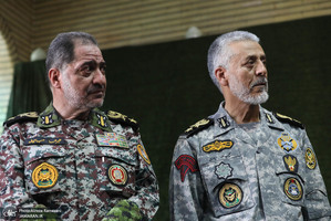 مراسم تکریم ۵۷ شهید گلگون کفن ارتش جمهوری اسلامی ایران