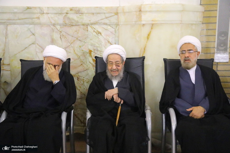 مراسم اولین سالگرد علامه حسن زاده آملی (ره) در حرم حضرت معصومه (س)‎‎