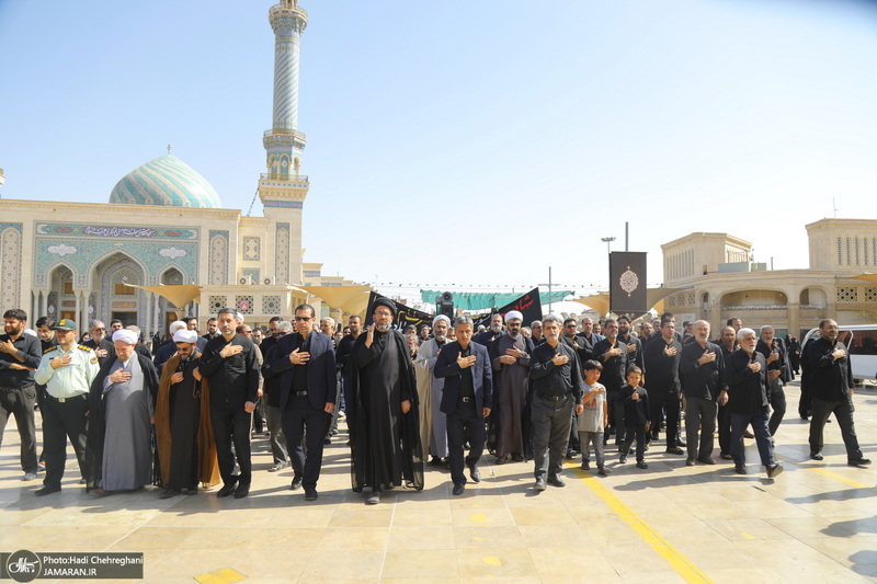 دسته عزاداری خادمین حرم حضرت معصومه (س) در روز شهادت امام رضا (ع)