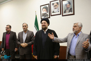 دیدار جمعی از ایثارگران اصلاح طلب بابل با سید حسن خمینی 
