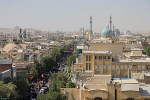 مراسم تشییع آیت الله العظمی شبیری زنجانی -۱