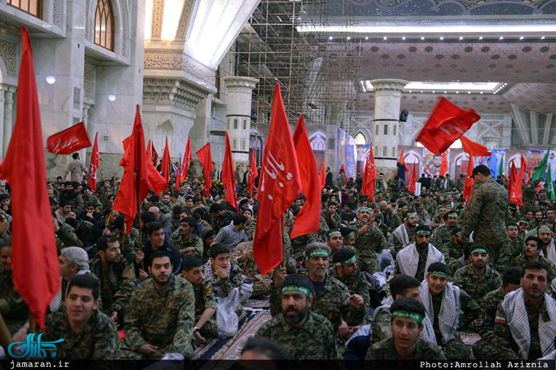 مراسم بزرگداشت هفته بسیج در حرم مطهر امام خمینی(س)