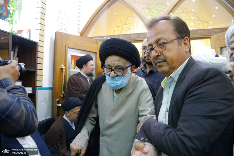 مراسم ختم همسر شهید آیت الله سید مصطفی خمینی (ره) -1