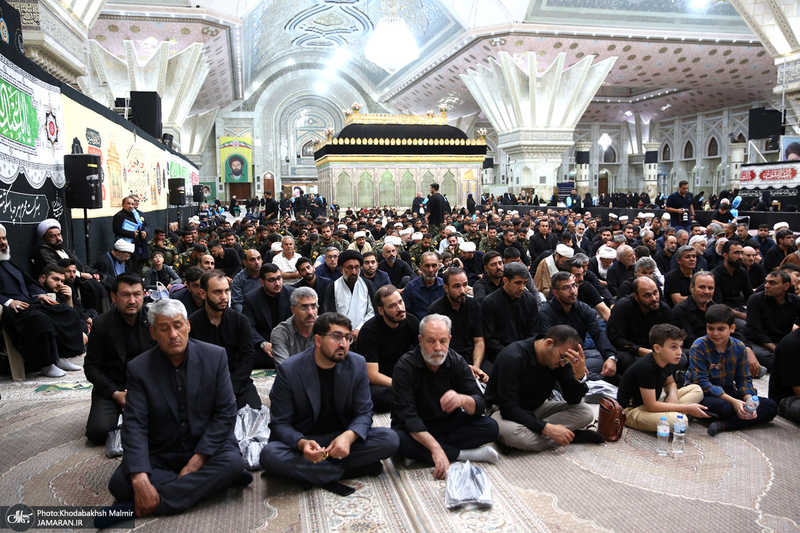 اولین شب مراسم عزاداری ماه محرم در حرم مطهر امام خمینی (س)
