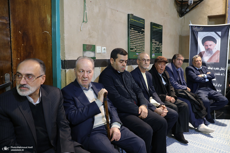 مراسم بزرگداشت آیت الله موسوی بجنوردی (ره) در حسینیه جماران - 1