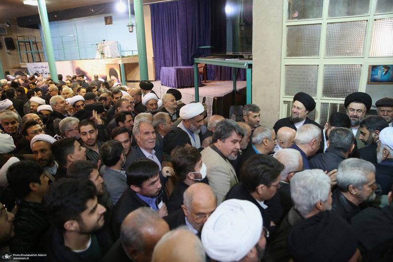 مراسم سالگرد رحلت آیت‌الله سید محمد موسوی بجنوردی در حسینیه جماران  -2