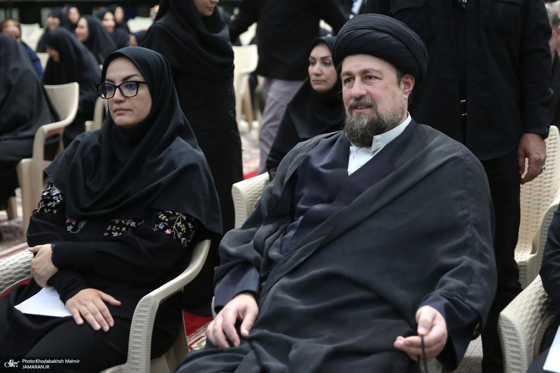 دیدار مدیران و کارکنان نهاد کتابخانه‌های عمومی کشور با سید حسن خمینی