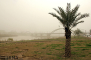 گرد و خاک شعاع دید را در ۶ شهرستان خوزستان کاهش داد