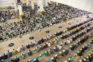 آیین ترتیل خوانی قرآن کریم در حرم حضرت معصومه (س)‎‎