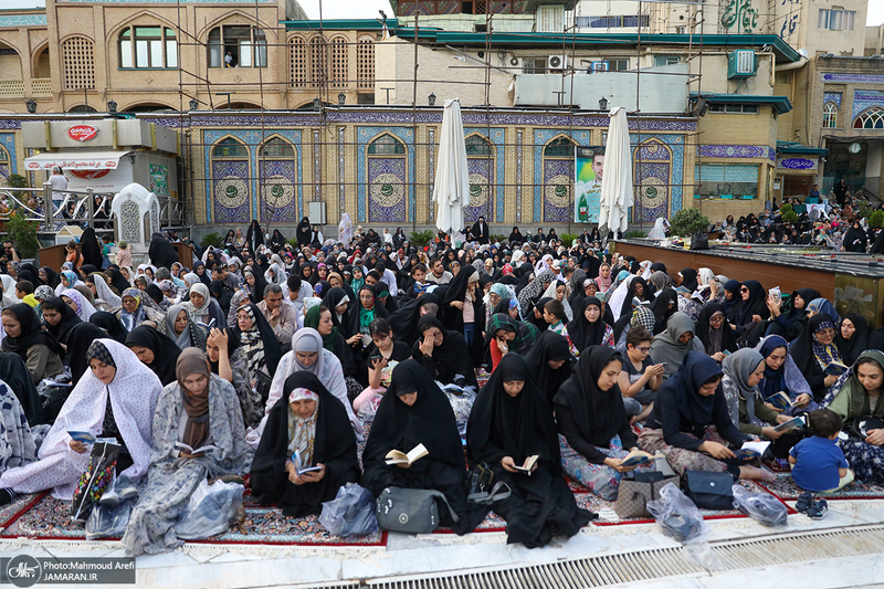 مراسم دعای عرفه در حرم مطهر امامزاده صالح (ع) تجریش