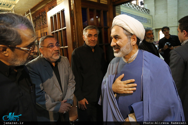 مراسم ختم مادر حجت الاسلام و المسلمین محتشمی پور در مسجد نور-2