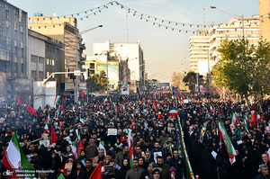 حضور میلیون ها تهرانی در تشییع پیکر مطهر سردار قاسم سلیمانی - 6 