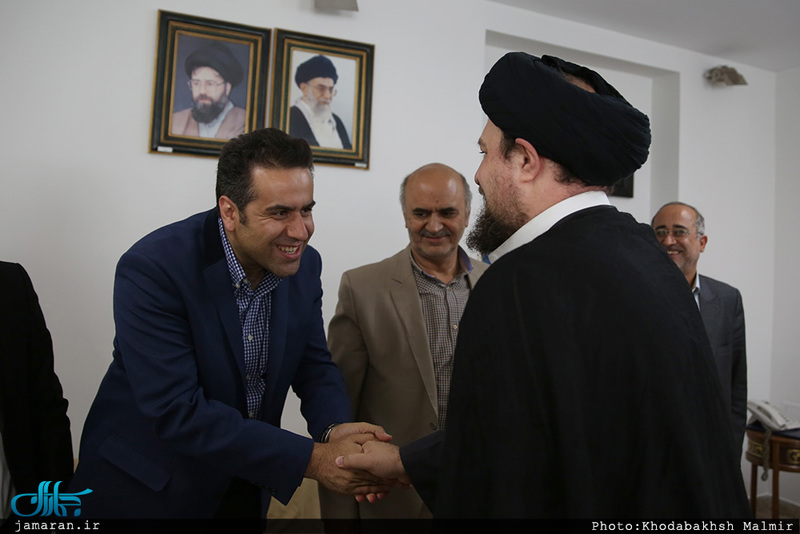 دیدار جمعی از اعضای شورای شهر مشهد با سید حسن خمینی 