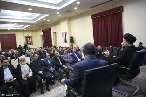 دیدار رئیس سازمان اداری و استخدامی و مدیران نظام اداری کشور با سید حسن خمینی