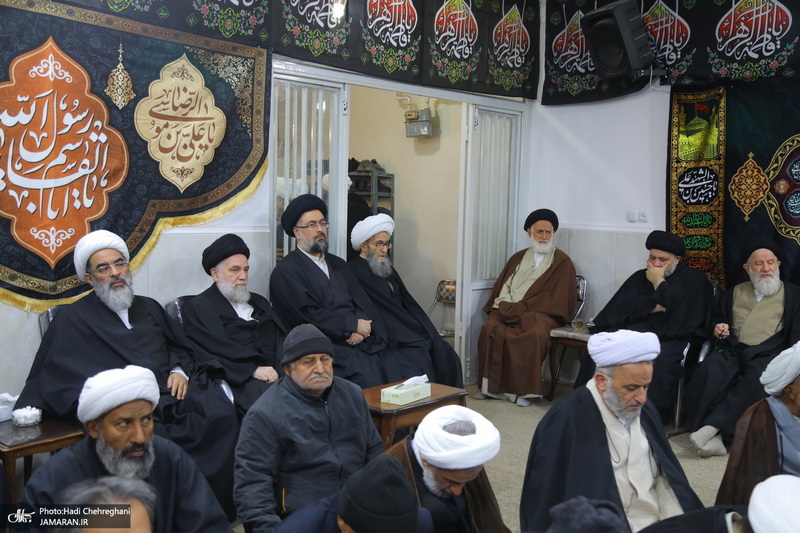 دومین شب عزاداری حضرت فاطمه (س) در بیت آیت الله دوستی زنجانی‎