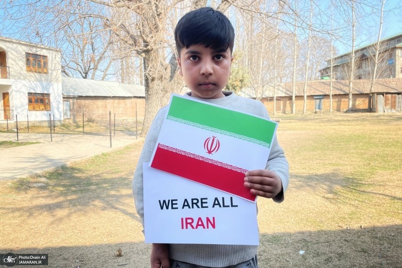 پویش «همه ما ایران هستیم» در کشمیر هند