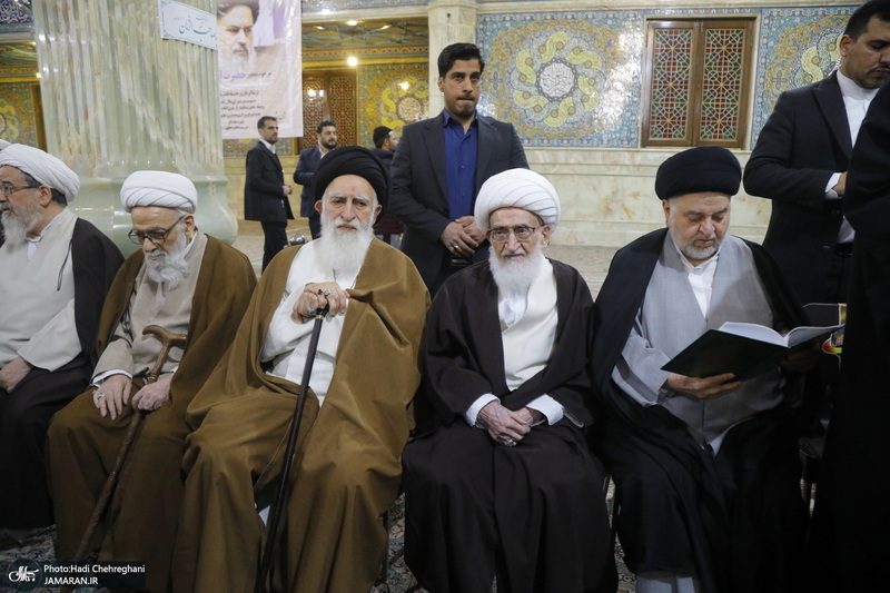 مراسم بزرگداشت آیت الله موسوی بجنوردی (ره) در قم - 1
