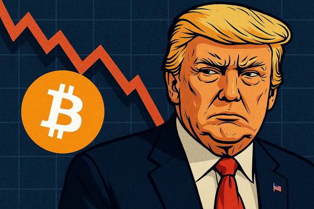 شوک ترامپ به بازار ارزهای دیجیتال و سقوط بیت‌کوین