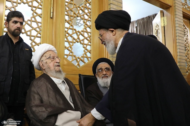مراسم بزرگداشت آیت الله العظمی شبیری زنجانی (ره) توسط آیت الله للعظمی مکارم شیرازی