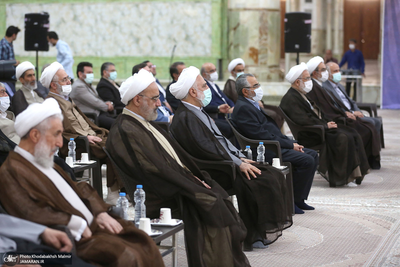 تجدید میثاق رئیس قوه قضائیه و مسئولان عالی قضایی با آرمان‌های حضرت امام خمینی (س)