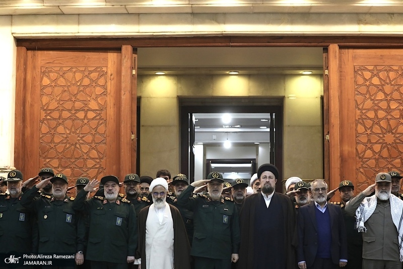 تجديد ميثاق فرماندهان سپاه