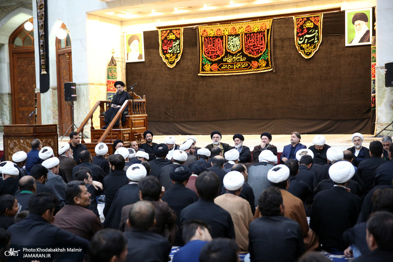 مراسم شام غریبان در حرم مطهر امام راحل