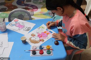 ازدید خانوادگی گردشگران نوروزی از بیت تاریخی حضرت امام در خمین