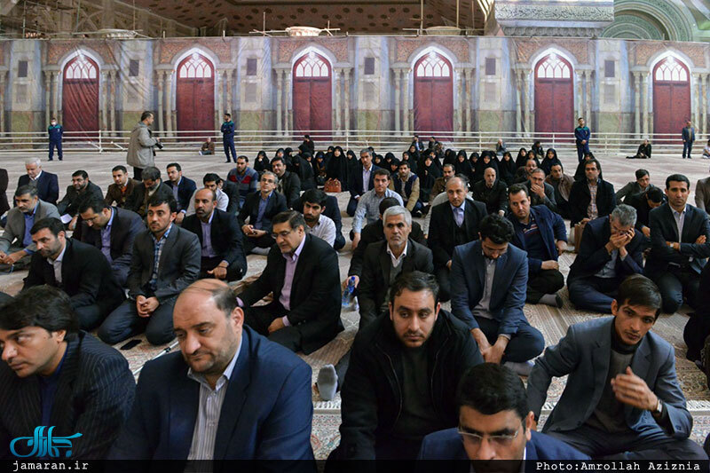تجدید میثاق جمعی از مدیران گزینش وزارت تعاون، کار و رفاه اجتماعی با آرمان های حضرت امام