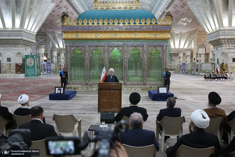 تجدید میثاق رئیس قوه قضاییه و مسئولان عالی قضایی با آرمان‌های حضرت امام (س)