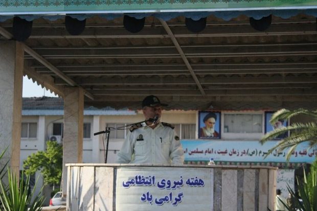 فرماندار لاهیجان: امنیت در سطح ملی مرهون اقتدار نیروی انتظامی است