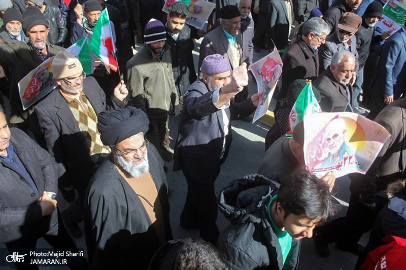 راهپیمایی باشکوه 22 بهمن در خمین