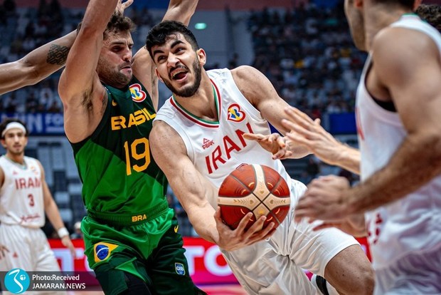 لحظه احساسی در بازی ایران و برزیل در جام جهانی بسکتبال+ عکس