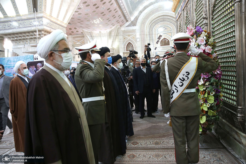 تجدید میثاق رئیس قوه قضاییه و مسئولان قضایی با آرمان‌های امام خمینی(س)