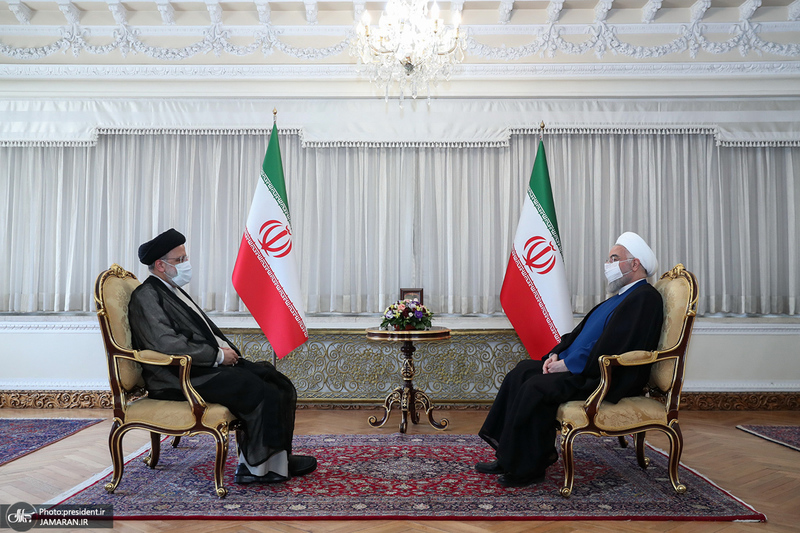 روایت تصویری از دومین دیدار رئیسی با روحانی