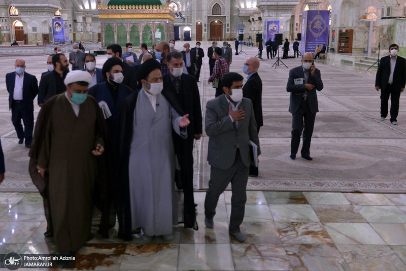 تجدید میثاق مسئولان و کارکنان سازمان حج و زیارت و بعثه مقام معظم رهبری با آرمان‌های حضرت امام(س)