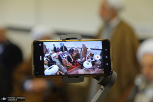 عمامه گذاری طلاب در روز عید مبعث توسط مراجع عظام تقلید‎‎