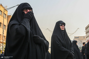 مراسم تشییع پیکرهای مطهر 100 شهید گمنام در تهران-4