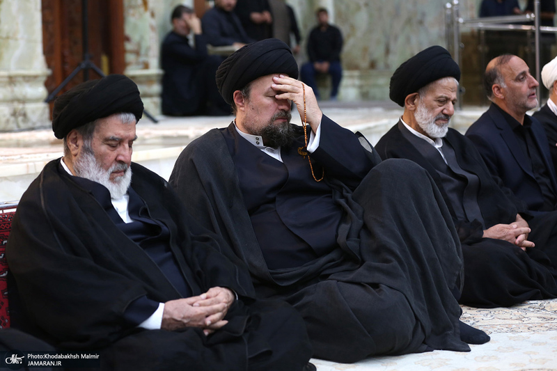 سومین شب عزاداری حضرت اباعبدالله الحسین (ع) در حرم امام خمینی
