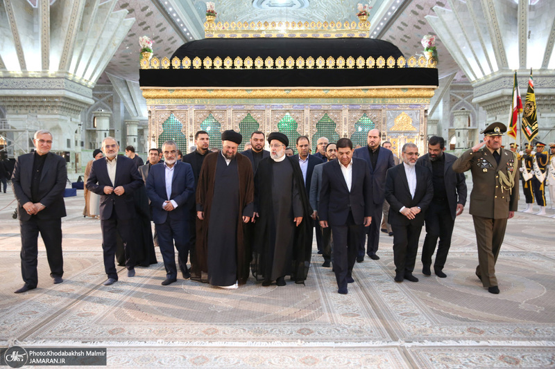تجدید میثاق رئیس جمهور و اعضای دولت با آرمان های حضرت امام خمینی (س)