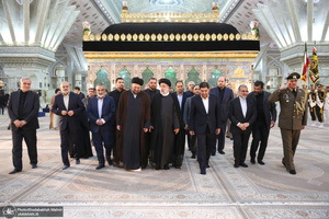 تجدید میثاق رئیس جمهور و اعضای دولت با آرمان های حضرت امام خمینی (س)