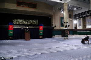 مراسم عزاداری شب عاشورای حسینی (ع) در حسینیه امام خمینی
