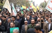 حضور پزشکیان در راهپیمایی روز جهانی قدس (5)