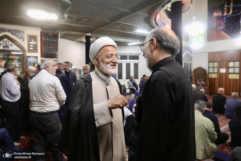 مراسم ختم مادر رسول صدرعاملى