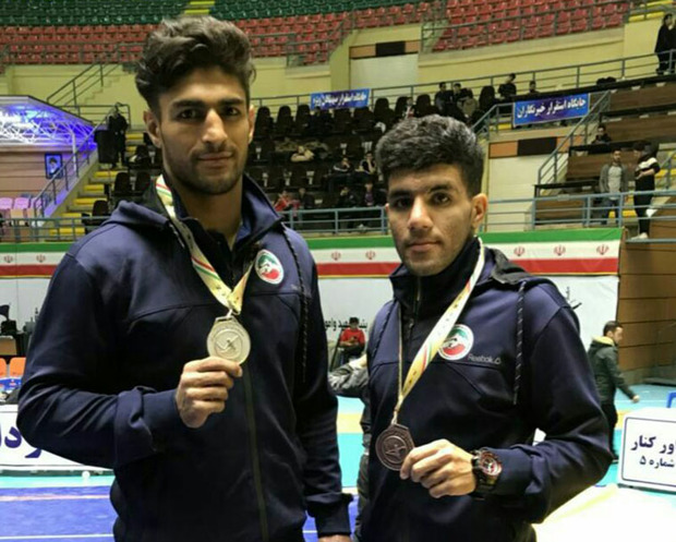 ووشوکاران سیستان و بلوچستان 2 مدال کشوری به گردن آویختند