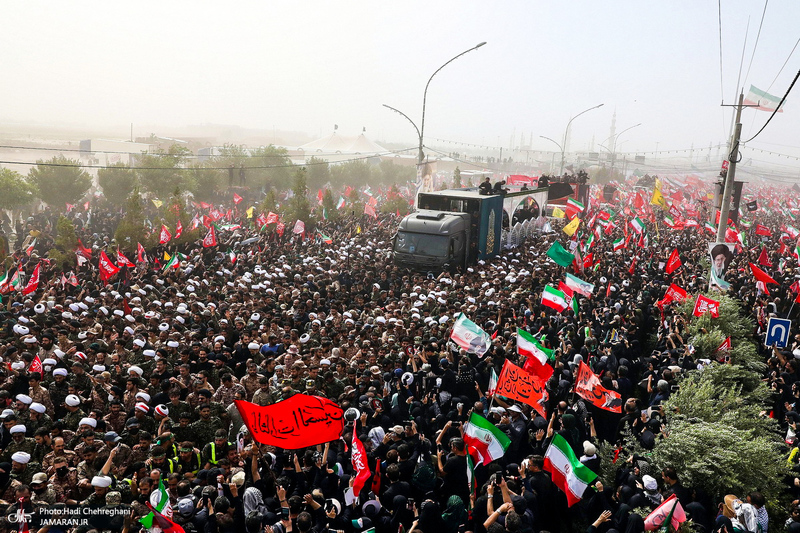 مراسم تشییع پیکر مطهر رهبر شهید انقلاب در قم