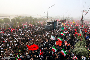 مراسم تشییع پیکر مطهر رهبر شهید انقلاب در قم