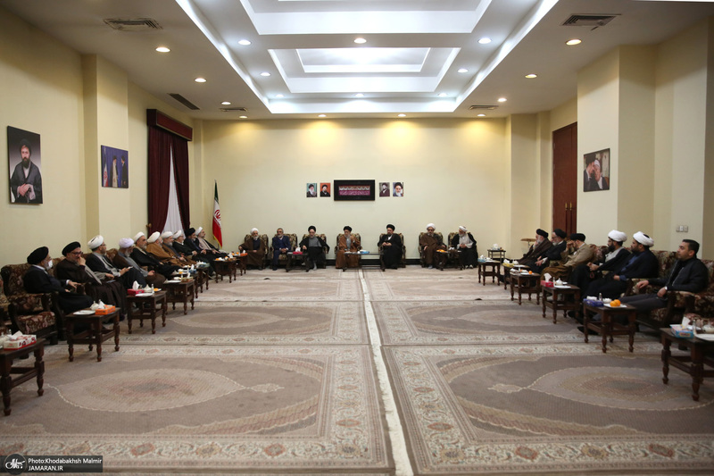 تجدید میثاق اعضای مجمع روحانیون مبارز با آرمان های حضرت امام خمینی (س)