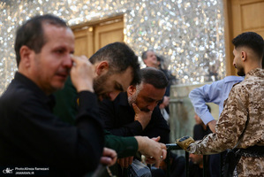 مراسم تشییع پیکر شهیدان سردار حسین سلامی و مسعود شانه ای