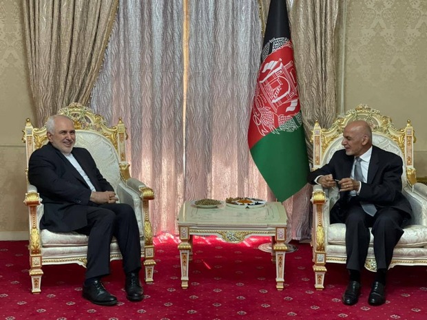 دیدار ظریف با رییس جمهور افغانستان در تاجیکستان در حاشیه کنفرانس «قلب آسیا»