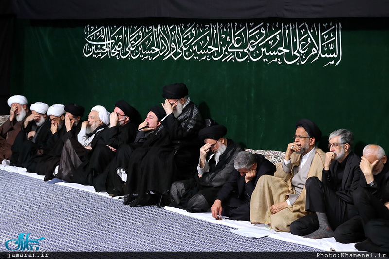 آخرین شب مراسم عزاداری حضرت اباعبدالله الحسین(ع) با حضور رهبر معظم انقلاب